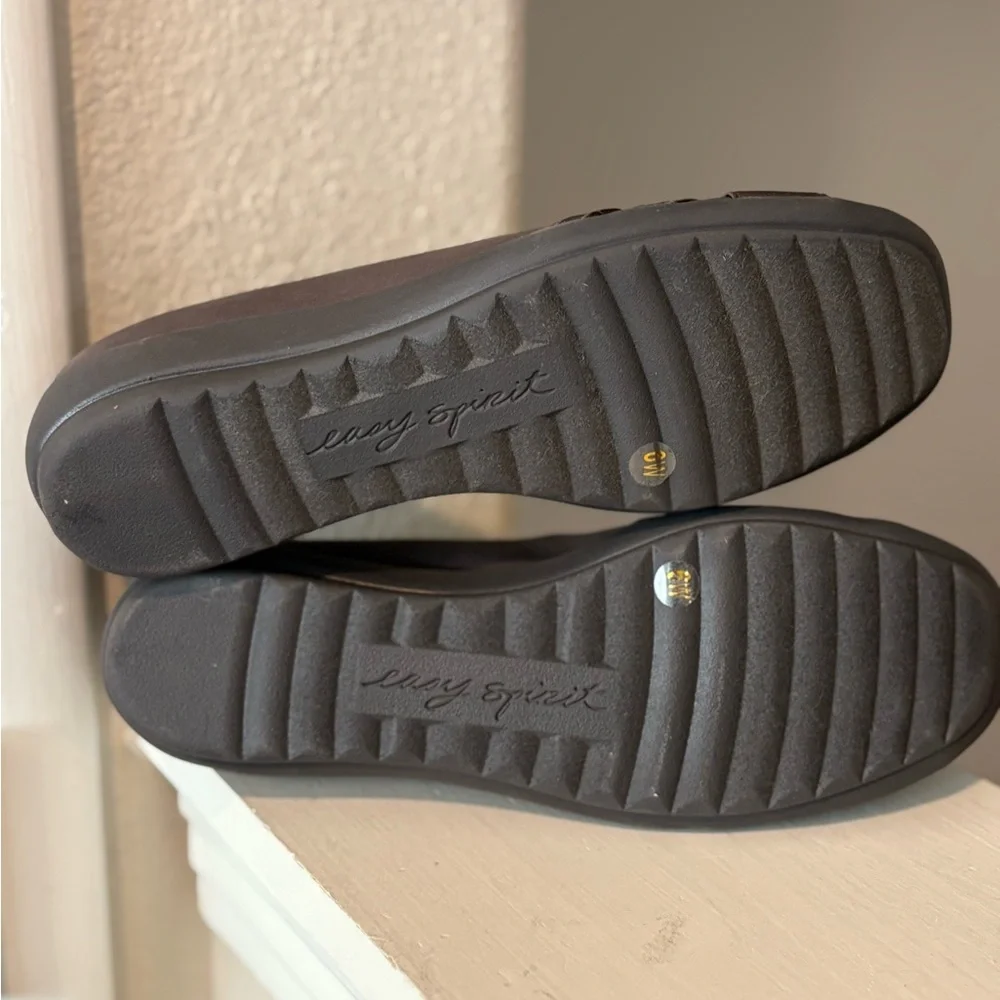 Easy Spirit Women’s Slip-on Ballet Flats Acasia Dark Brown Size 6 Wide - Picture 8 of 10